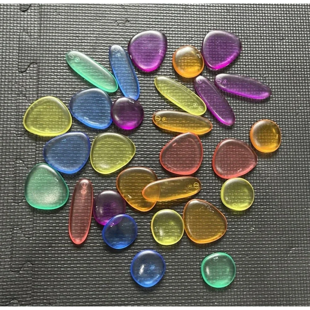 Rainbow Pebbles - Junior - Mini Jar - Ages 18M - The Original Sorting 28 pieces